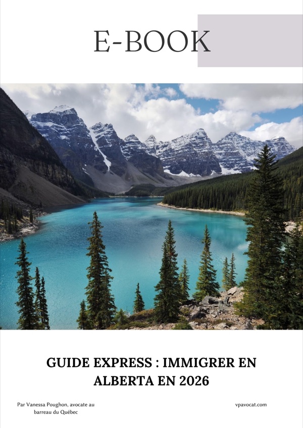 Couverture de l'ebook « Guide express : immigrer en Alberta en 2026 »